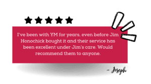 Positive review from a YMI Insurance client